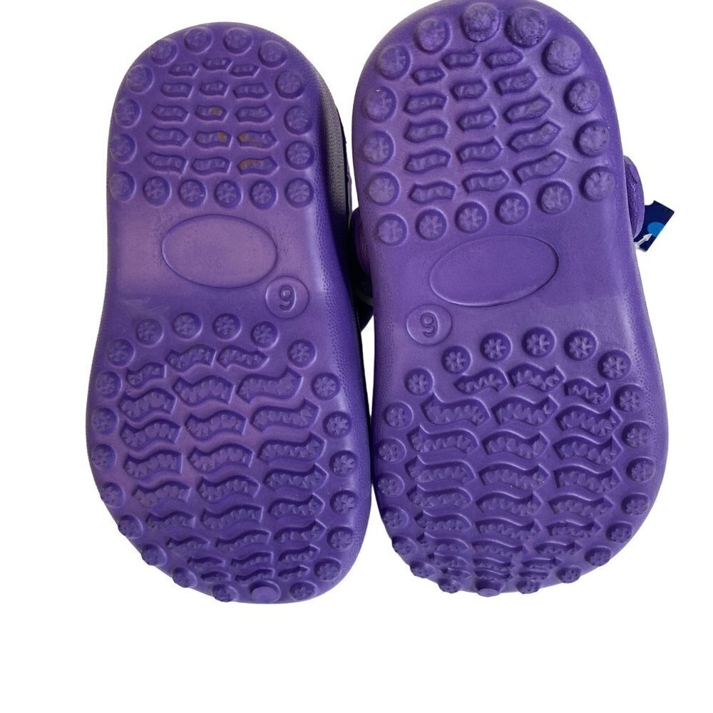Berkley Jensen Kids Faux Fur Lined Clogs Violet Size‎ 6 - Picture 4 of 5